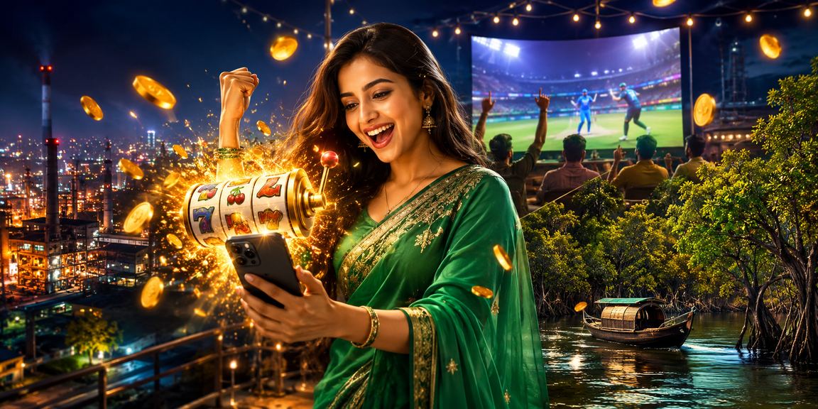 সুন্দরবন অঞ্চলে দায়িত্বশীল বিনোদন উপভোগ করছেন একজন নারী ব্যবহারকারী